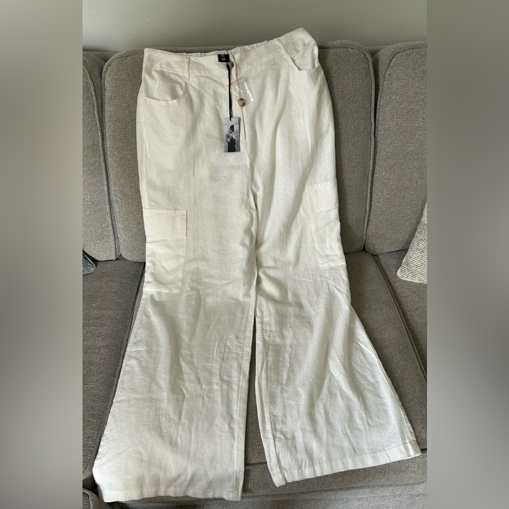 Sincerely Jules wide leg linen pants